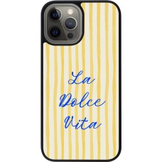 Coque iPhone 12 Pro Max - Silicone rigide noir The good life 2026