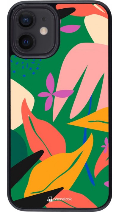 Coque iPhone 12 mini - Abstract Jungle