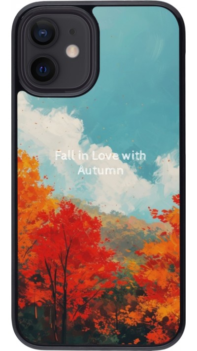 Coque iPhone 12 mini - Autumn 25 Fall in love