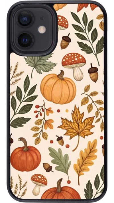 Coque iPhone 12 mini - Autumn 25 Autumn pattern