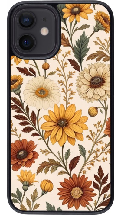 Coque iPhone 12 mini - Autumn 25 Flower pattern