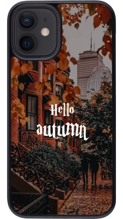 Coque iPhone 12 mini - Autumn 25 Hello autumn