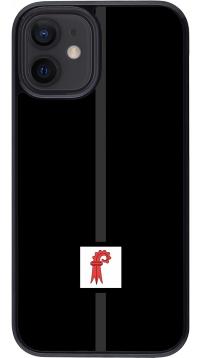 iPhone 12 mini Case Hülle - Kanton BL schwarz