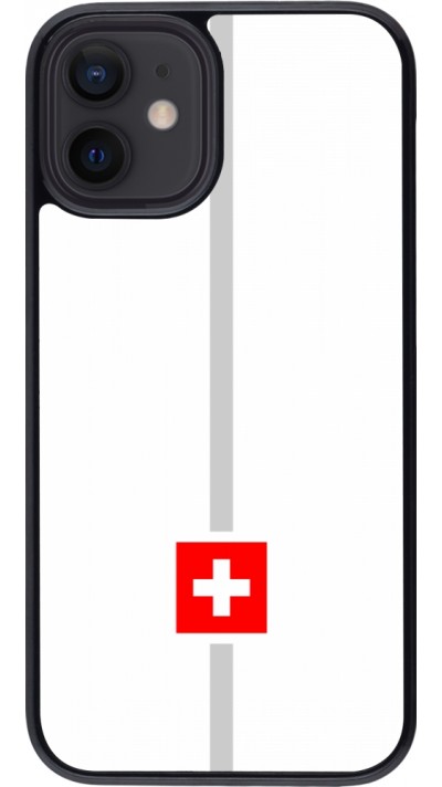 iPhone 12 mini Case Hülle - Kanton CH weiss