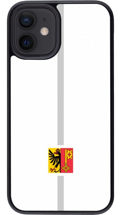 iPhone 12 mini Case Hülle - Kanton GE weiss