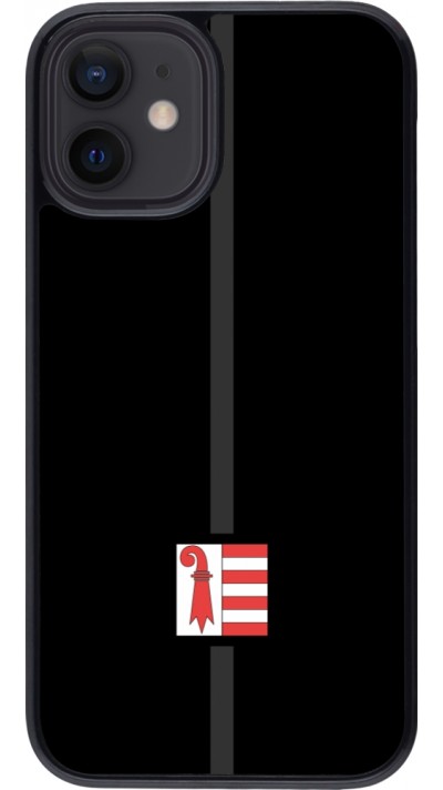 iPhone 12 mini Case Hülle - Kanton JU schwarz