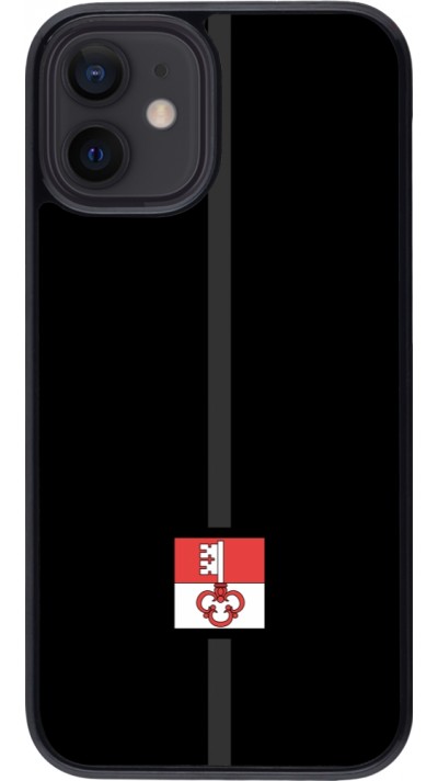 iPhone 12 mini Case Hülle - Kanton OW schwarz