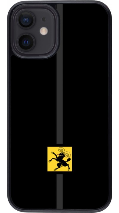 iPhone 12 mini Case Hülle - Kanton SH schwarz