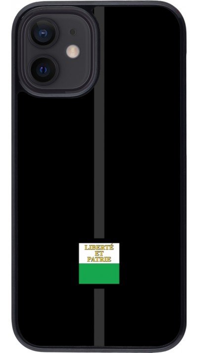 iPhone 12 mini Case Hülle - Kanton VD schwarz