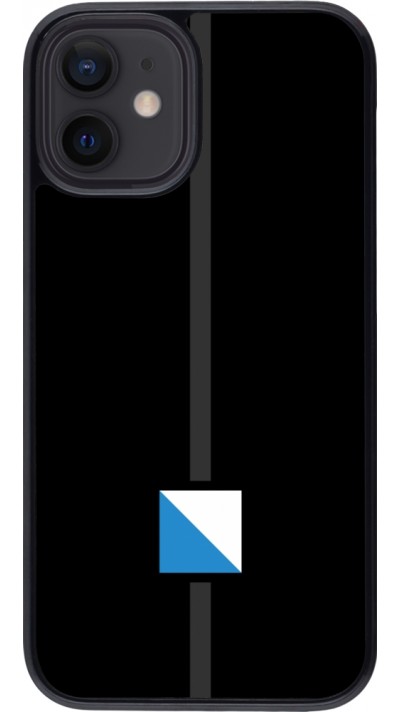 iPhone 12 mini Case Hülle - Kanton ZH schwarz