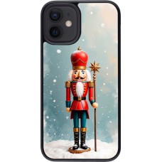 Coque iPhone 12 mini - Christmas 25 Nutcracker Snow