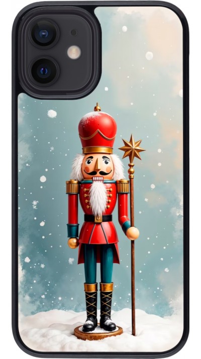 Coque iPhone 12 mini - Christmas 25 Nutcracker Snow
