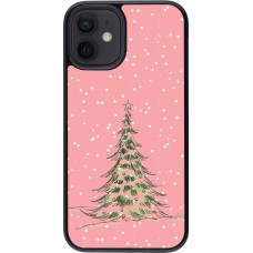 Coque iPhone 12 mini - Christmas 25 Pink Tree