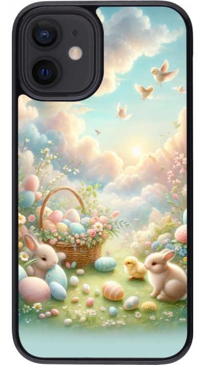 iPhone 12 mini Case Hülle - Ostern 2025 Pastell Ostern