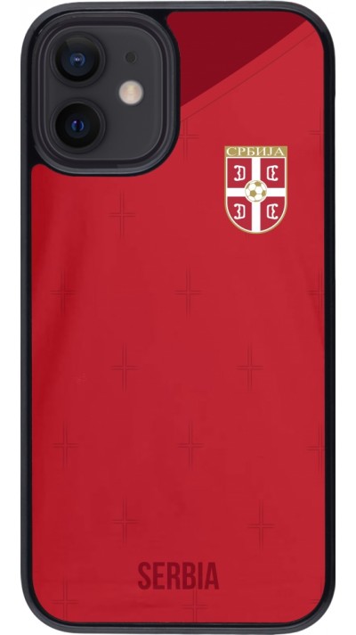 iPhone 12 mini Case Hülle - Serbien 2022 personalisierbares Fussballtrikot iPhone 12 mini Case Hülle - Serbien 2022 personalisierbares Fussballtrikot