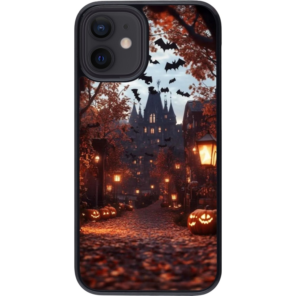 Coque iPhone 12 mini - Halloween 2025 Haunted house