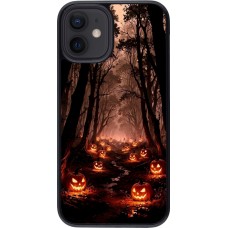Coque iPhone 12 mini - Halloween 2025 Road of Terrifying Pumpkins