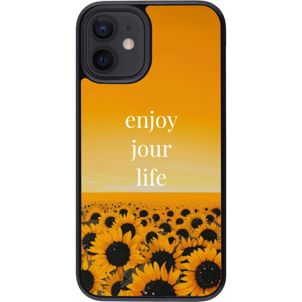 Coque iPhone 12 mini - Summer 2025 Enjoy your life