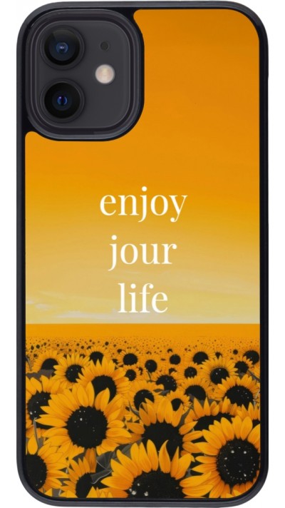 Coque iPhone 12 mini - Summer 2025 Enjoy your life