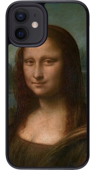Coque iPhone 12 mini - Tableau art - La Joconde - Léonard de Vinci