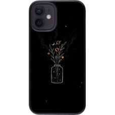 Coque iPhone 12 mini - Vase black