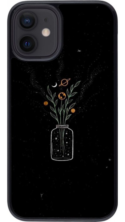 Coque iPhone 12 mini - Vase black