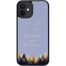 Coque iPhone 12 mini - Winter 25 Winter illustration of trees