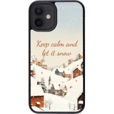 Coque iPhone 12 mini - Winter 25 Winter Keep calm and let it snow