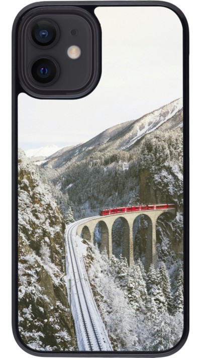 Coque iPhone 12 mini - Winter 25 Winter polar express