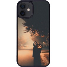 iPhone 12 mini Case Hülle - Silikon schwarz Halloween 2025 Scream