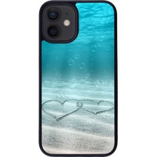 Coque iPhone 12 mini - Silicone rigide noir Summer 18 19