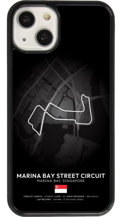 Coque iPhone 13 - F1 Track 2025 Singapore