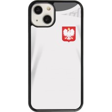 Coque iPhone 13 - Maillot de football Pologne 2022 personnalisable