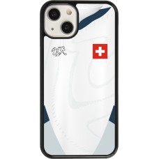 Coque iPhone 13 - Maillot de football Suisse Extérieur personnalisable