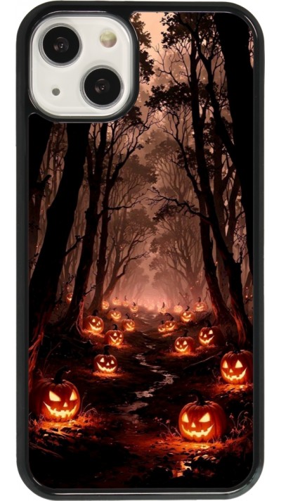 Coque iPhone 13 - Halloween 2025 Road of Terrifying Pumpkins