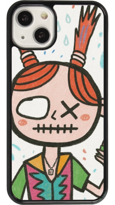 iPhone 13 Case Hülle - Little Girl Sketch