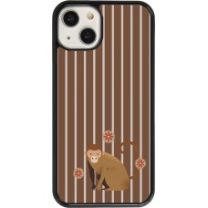 iPhone 13 Case Hülle - Monkey with stripes