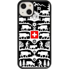 Coque iPhone 13 - Poya Suisse 3 noir