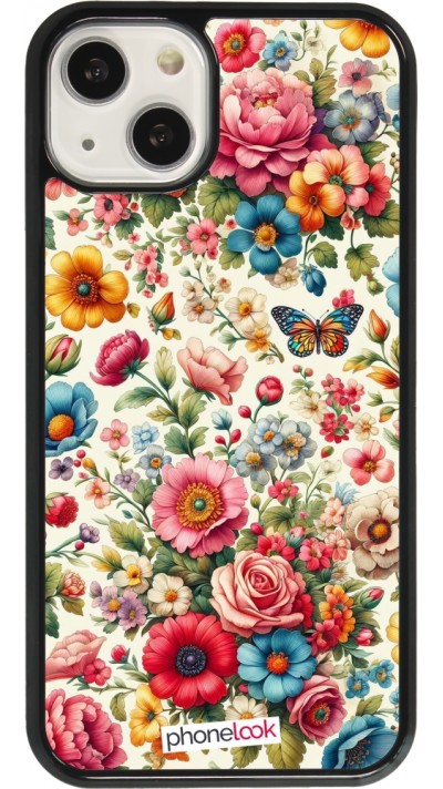 Coque iPhone 13 - Spring 25 printemps fleuri