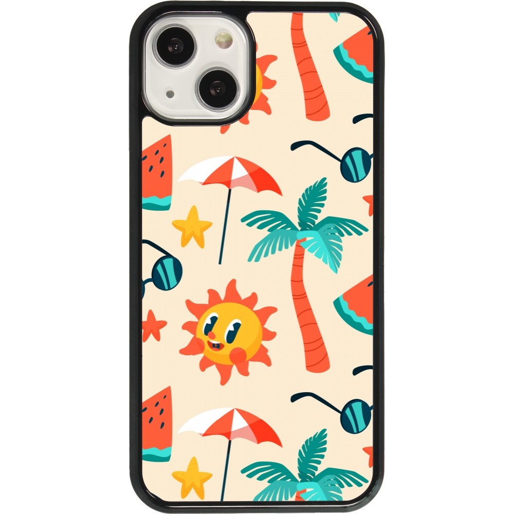 Coque iPhone 13 - Summer 2025 Pattern soleil