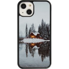 Coque iPhone 13 - Winter 25 Winter house forest afternoon