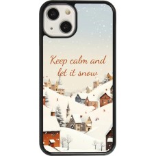 Coque iPhone 13 - Winter 25 Winter Keep calm and let it snow
