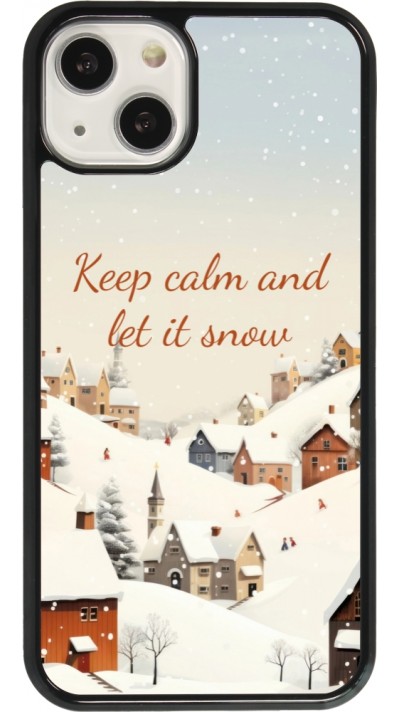 Coque iPhone 13 - Winter 25 Winter Keep calm and let it snow