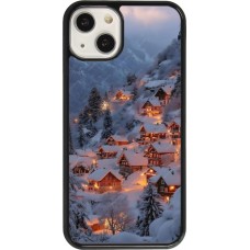 Coque iPhone 13 - Winter 25 Winter snowy village