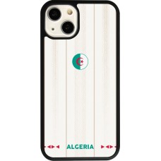 Coque iPhone 13 - Silicone rigide noir Maillot de football Algérie 2026 personnalisable