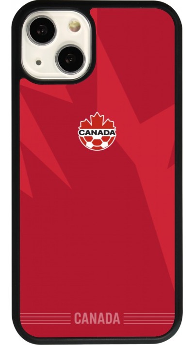 iPhone 13 Case Hülle - Silikon schwarz Kanada 2026 personalisierbares Fussballtrikot