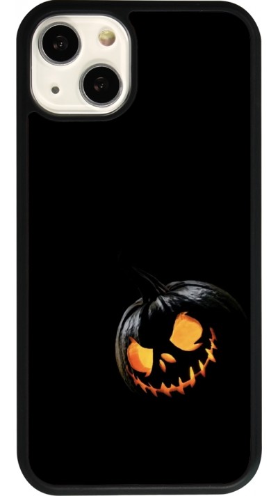 iPhone 13 Case Hülle - Silikon schwarz Halloween 2023 discreet pumpkin