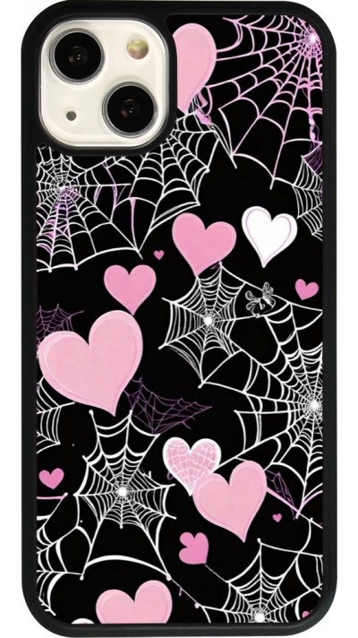 iPhone 13 Case Hülle - Silikon schwarz Halloween 2024 girly