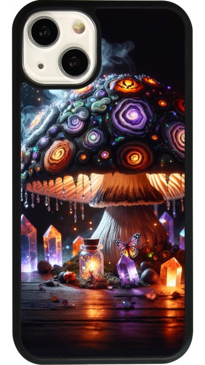 iPhone 13 Case Hülle - Silikon schwarz Halloween Zaubertrank Magie