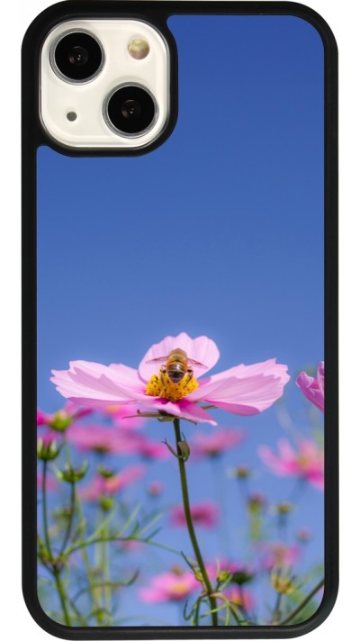 iPhone 13 Case Hülle - Silikon schwarz Bee on a flower Spring 2026